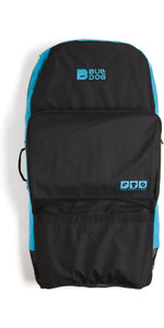 2023 Bulldog Dreifache Bodyboardtasche Bdbbbt - Schwarz / Cyan